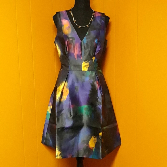 NWOT Anthropologie Hutch watercolor dress - Picture 2 of 8